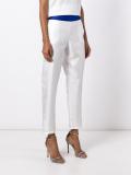 'Opt Art' straight trousers