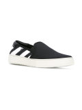 striped slip-on trainers