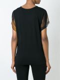 sheer printed T-shirt