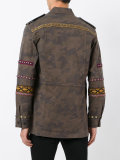 embroidered sleeve field jacket 
