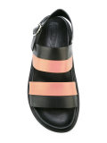 colour block sandals
