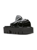 flat bow platform sandals