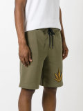 weed emblem shorts