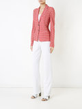 woven zigzag blazer