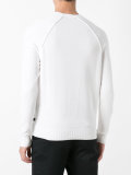 ribbed trim sweatshirt 