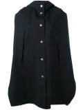 button up hooded coat 