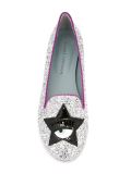 'Flirting' glitter slippers