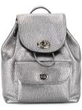 metallic drawstring backpack