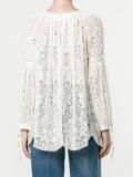 'Gossamer' floral embroidered blouse