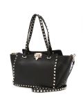 'Rockstud'梯形手提包