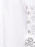 asymmetric embroidered shirt dress