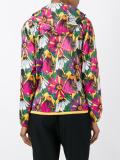 floral print hooded jacket