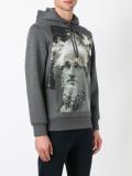 modernist blocking hooded sweatshirt