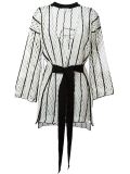 netted sheer cardigan