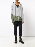 zipped hoodie