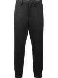 knit ankle jogging trousers