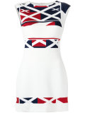printed shift dress