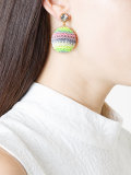 Rainbow Road earrings