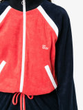 track velvet jumpsuit