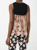 patchwork knitted tank top