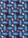 geometric print tie