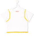 pom pom trim T-shirt 