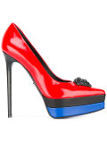 patent Medusa toe pumps