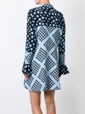 multi print shirt dress