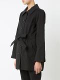 belted oversized jacket
