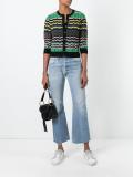 round neck cropped cardigan