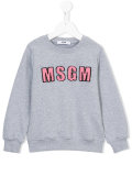 logo appliqué sweatshirt