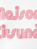 logo print ribbed sweatshirt