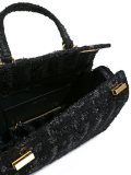 lurex woven tote