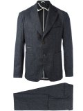 checked two piece suit