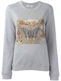 butterfly print sweatshirt