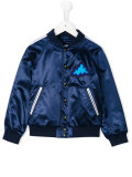 buttoned bomber jacket 