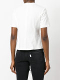 short-sleeved flared top