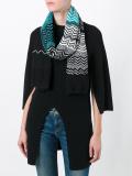 zig zag crochet knit scarf