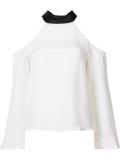 cold-shoulder blouse