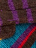 striped gloves