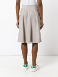 midi leather skirt 