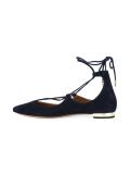 lace-up pointed ballerinas