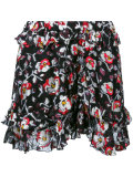 floral pattern shorts
