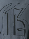 logo print hoodie