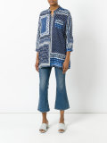 Patchwork print shirt