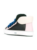 shearling-trimmed sneakers