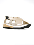 buckled sandals