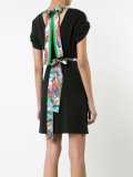 printed strap dress