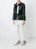 varnished military jacket 