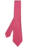 geometric print neck tie